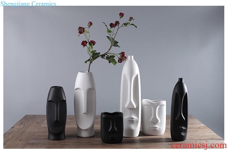 Jingdezhen ceramics vase furnishing articles creative kiln art star modern fashion contracted sitting room home decorations