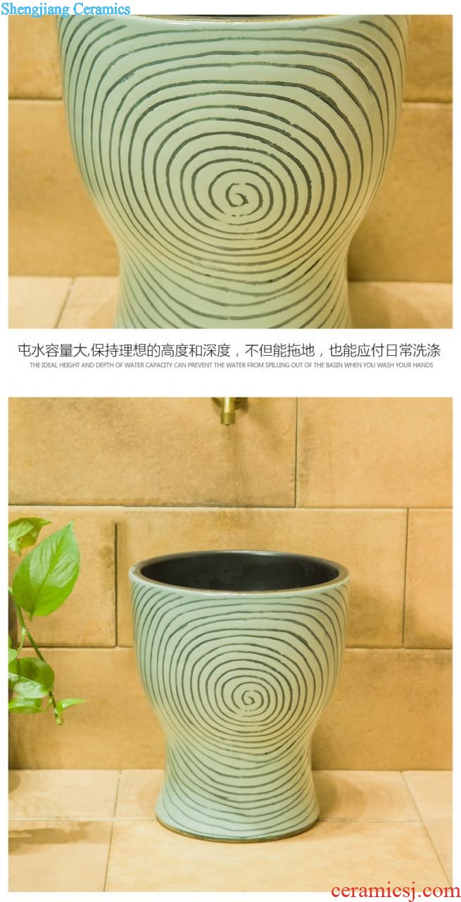 Koh larn, neat new product sell lots of jingdezhen ceramic art mop mop pool basin T004 mop pool