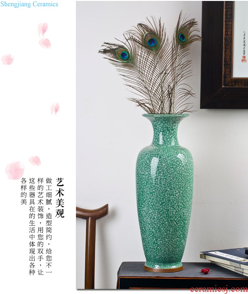 Jingdezhen ceramic vases, flower vase furnishing articles sitting room hand-painted blue and white porcelain vases, small pure and fresh and hydroponic flower porcelain