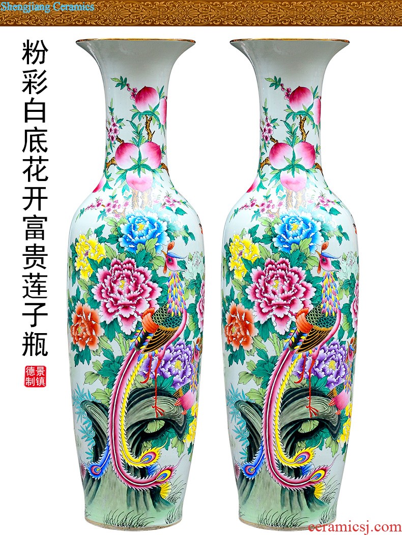 Sf25 jingdezhen ceramics of large vases, flower arrangement of modern Chinese style household sitting room adornment handicraft furnishing articles