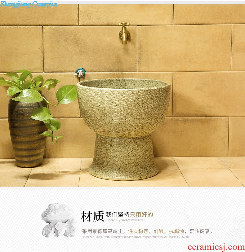 Jingdezhen American art square on the toilet lavabo lavatory basin basin on its best Mosaic plexus