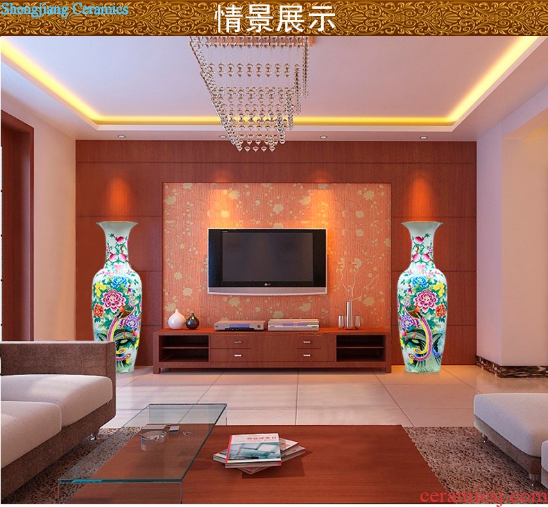 Sf25 jingdezhen ceramics of large vases, flower arrangement of modern Chinese style household sitting room adornment handicraft furnishing articles