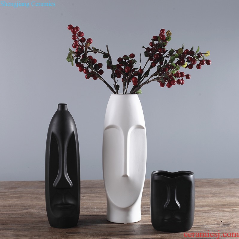 Jingdezhen ceramics vase furnishing articles creative kiln art star modern fashion contracted sitting room home decorations