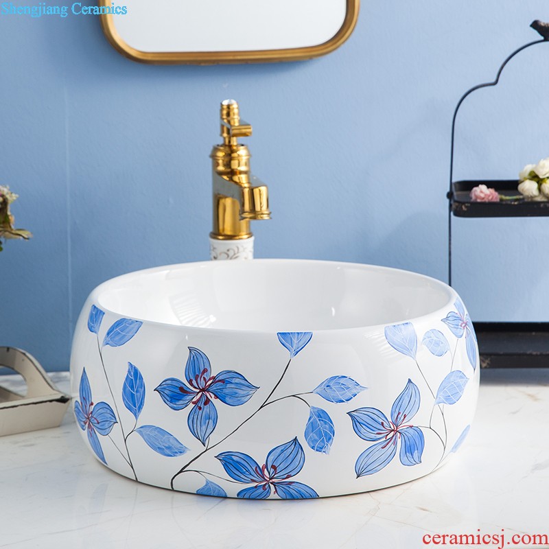 Koh larn, qi stage basin sink lavatory ceramic european-style bathroom art basin of the basin that wash a face