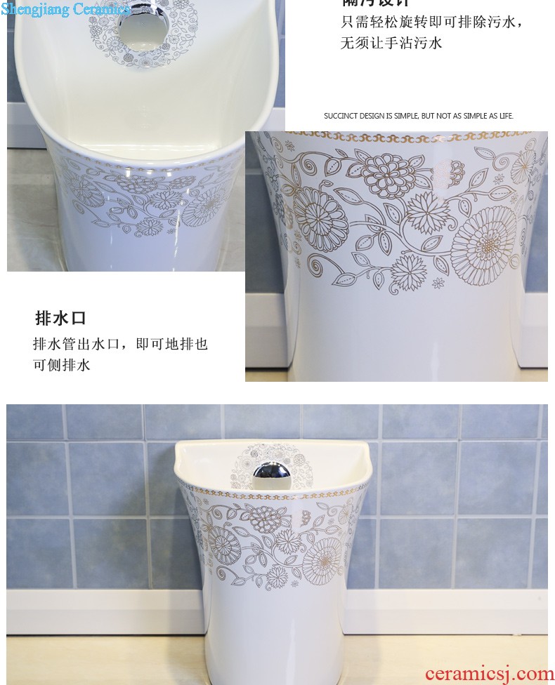 Koh larn, qi stage basin sink lavatory ceramic european-style bathroom art basin of the basin that wash a face