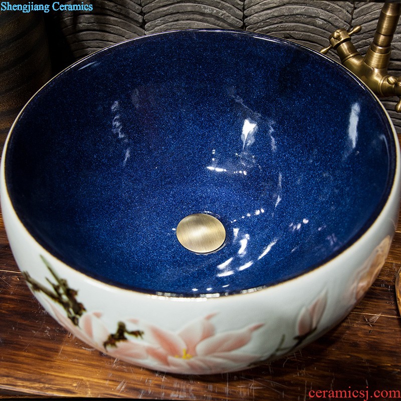 Koh larn lattice, jingdezhen ceramic toilet stage basin sink basin art moire fangyuan granite