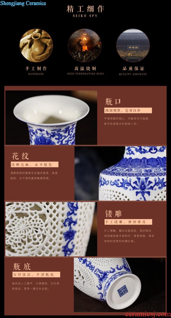 Jingdezhen ceramics furnishing articles hand-painted sabingga sukdun dergici jimbi hang dish by dish sitting room of Chinese style household decorative arts and crafts