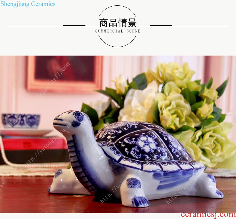 Jingdezhen ceramics by hand lovely mini like pet tea of a pet The modern home decoration gifts furnishing articles process