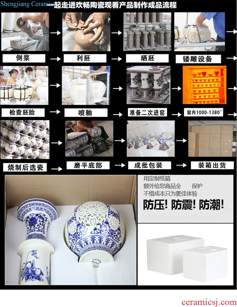 Jingdezhen ceramics famous master manual hand-painted knife clay powder enamel vase Chinese sitting room adornment is placed