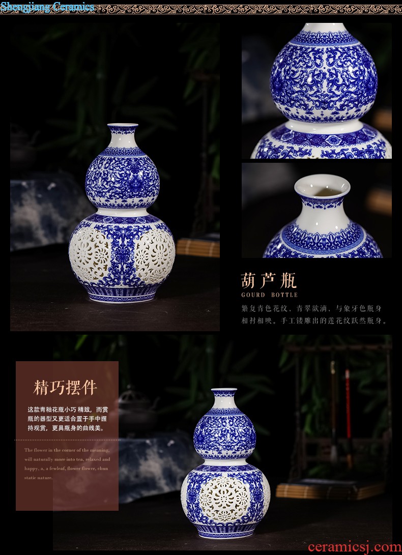 Jingdezhen ceramics furnishing articles hand-painted sabingga sukdun dergici jimbi hang dish by dish sitting room of Chinese style household decorative arts and crafts