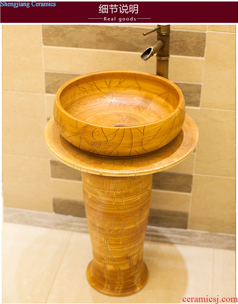 Koh larn, qi stage basin ceramic lavabo European marble bathroom art basin oval lavatory basin