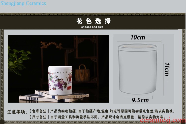 Jingdezhen ceramics China red large vases, flower arrangement home sitting room new adornment large-sized furnishing articles