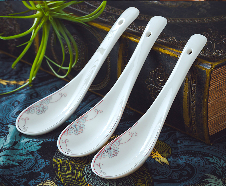 Fire colored dishes suit household european-style bowls bowls of bone plate of jingdezhen ceramic tableware bulk, bread and butter