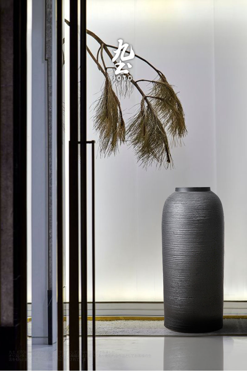 Jingdezhen ceramics, vases, flower arrangement of Chinese style household furnishing articles, the sitting room porch ark decoration large TV ark - 597814204220