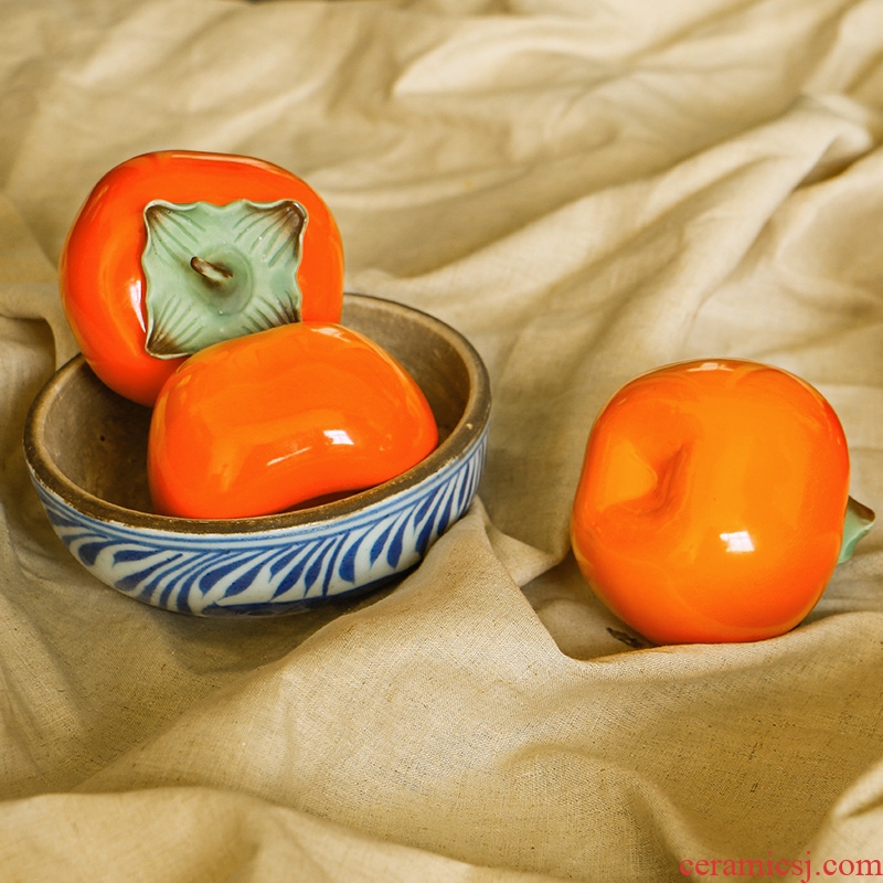 Checking out ceramic persimmon tea pot small mini work travel tea set all the best creative gift furnishing articles