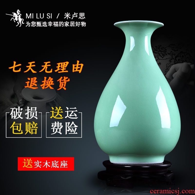 Rice lu furnishing articles, jingdezhen ceramic vases, flower crafts modern home sitting room mesa adornment