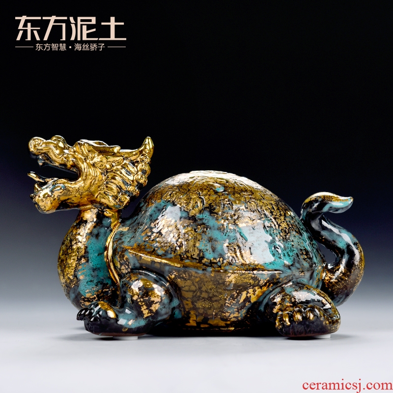 Oriental clay ceramic artisans Zhang Chang the teacher Lin, a bronze color series art/straining