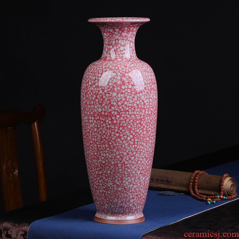 Jingdezhen large ceramic vases, flower arranging is jun porcelain TV ark, furnishing articles of the new Chinese style household living room decoration