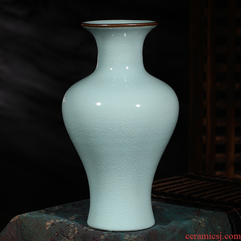 Jingdezhen ceramics up crack antique flower vase household adornment handicraft decoration furnishing articles sitting room