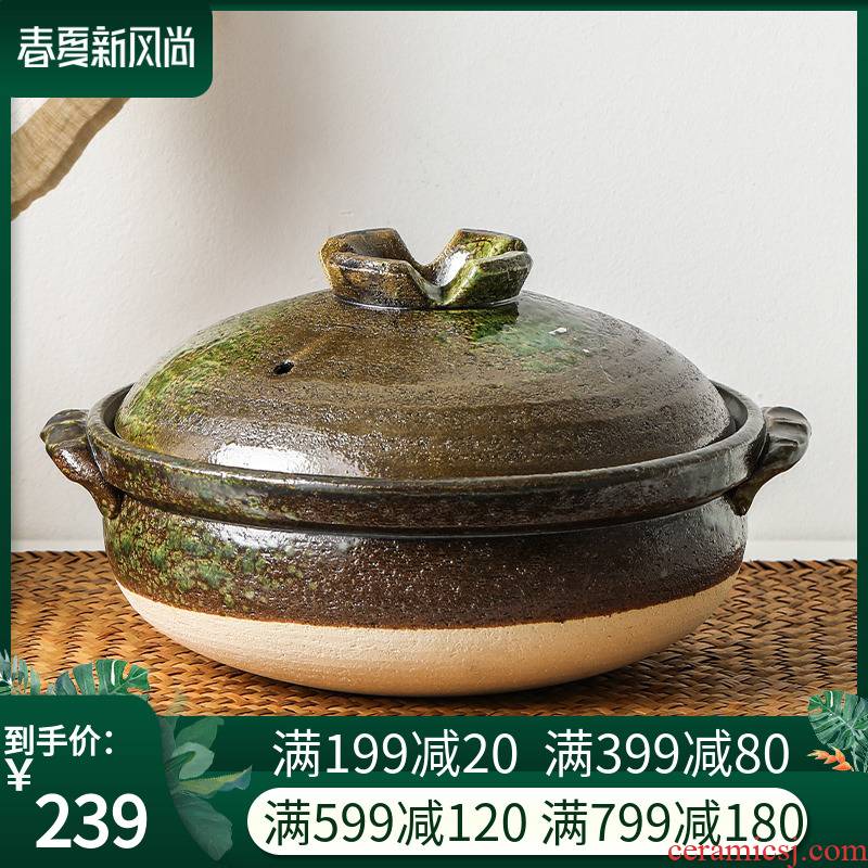 Love make burned pottery simmering stew household gas gas buner imported from Japan special soup rice Japanese casserole