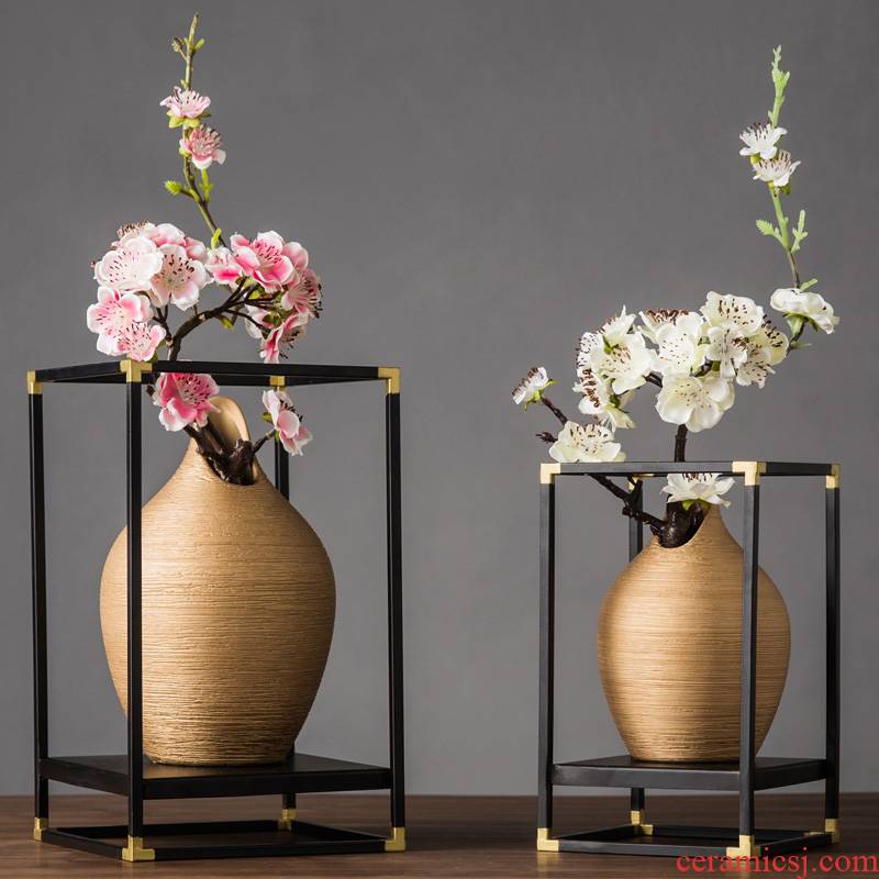 New Chinese style rich ancient frame furnishing articles pass reveal ark, XuanGuang sitting room ark adornment household decoration teahouse ceramic arts and crafts