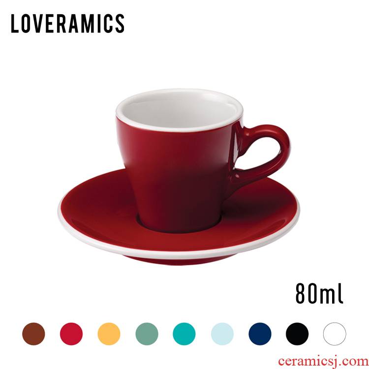 Loveramics love Mrs Tulip 80 ml contracted classic espresso cups and saucers ceramic coffee cup