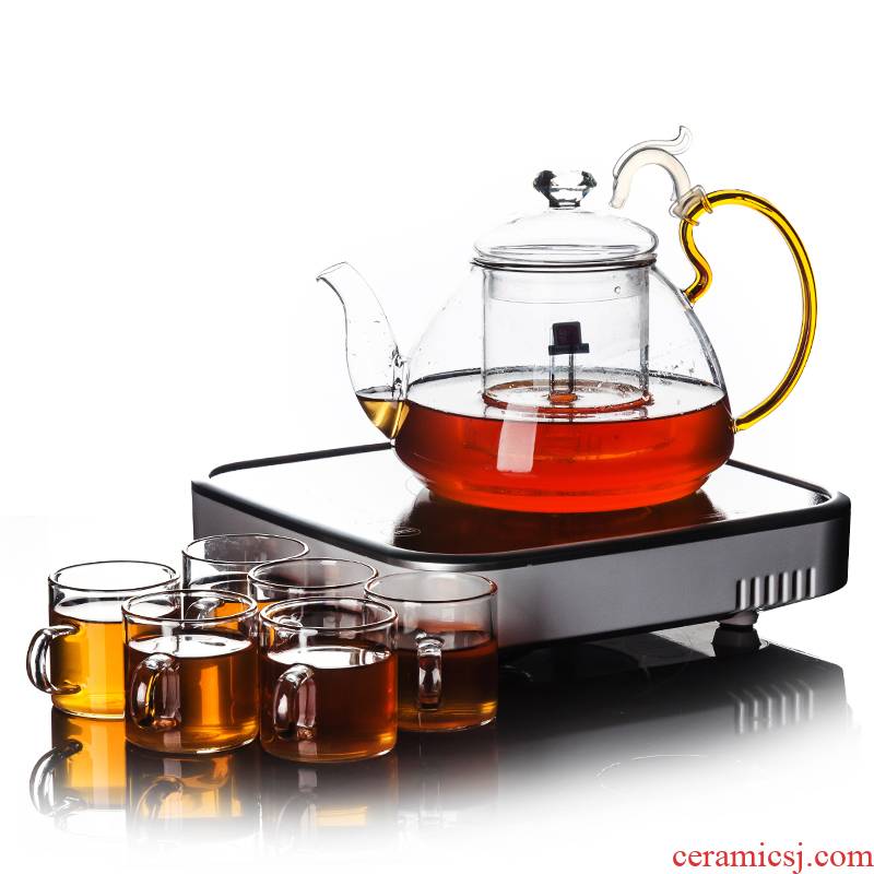 NiuRen household electrical TaoLu Pyrex cooking pot steam filtration teapot tea set the kettle