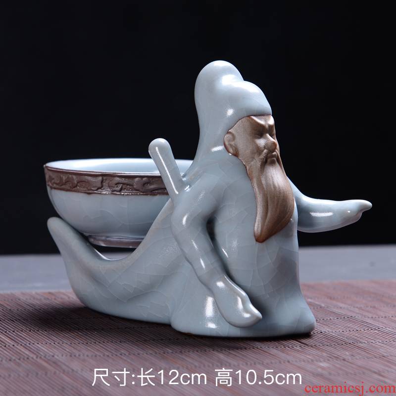 Elder brother up with tea set your up noggin azure slicing the porcelain cup tea sample tea cup, but small bowl kung fu tea set