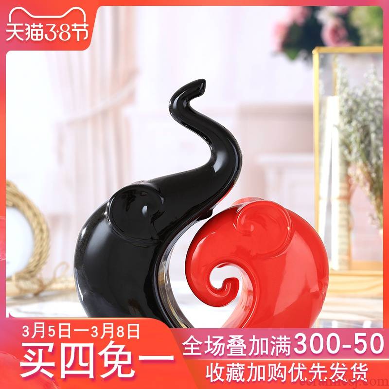 Household act the role ofing is tasted wedding gift ceramics handicraft furnishing articles sitting room adornment home decoration couples like package mail