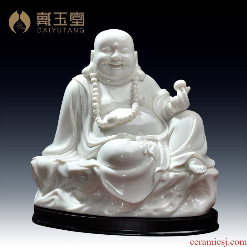 Yutang dai ceramic laughing Buddha furnishing articles home indoor soft outfit TV ark adornment/comfortable maitreya D01-034