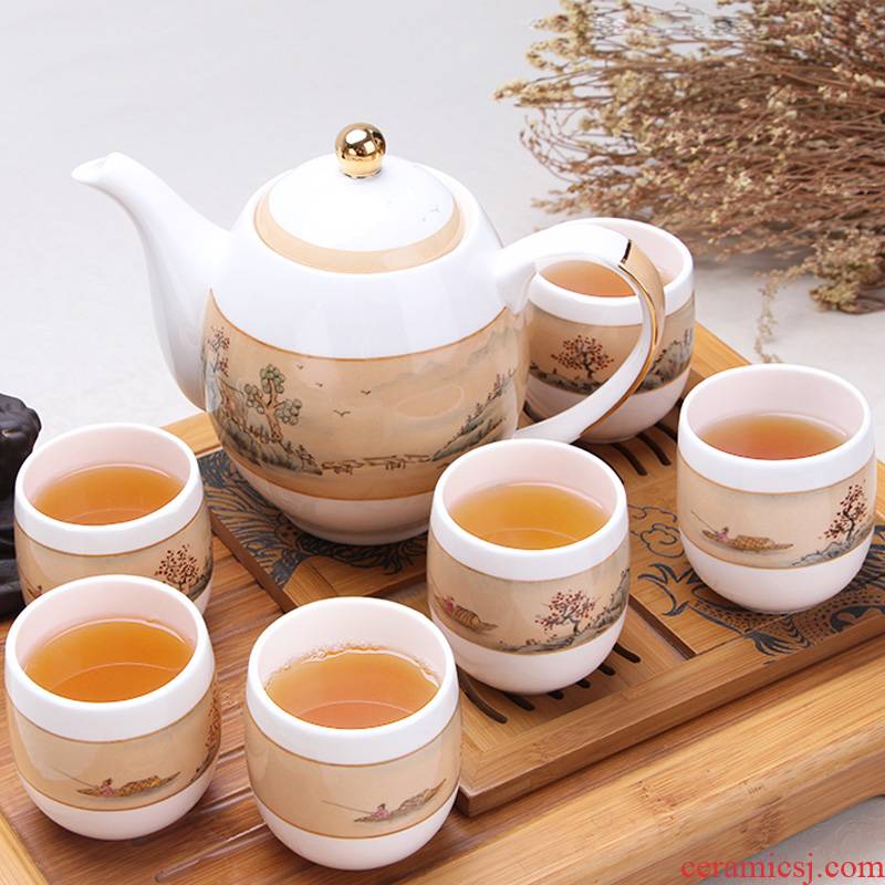 Tang Shanhong rose ipads China hand - made kung fu tea cup tureen restoring ancient ways the teapot