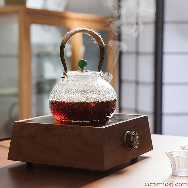 JingLan electric TaoLu steaming kettle boil tea stove household utensils glass teapot automatic small boil tea set