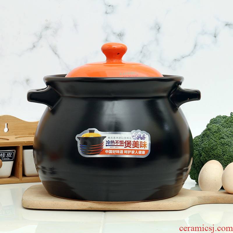 Casserole stew high - temperature crock soup pot ceramic Casserole pot soup pot household gas size capacity
