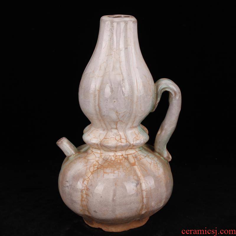 Jingdezhen imitation antique masterpieces in tang dynasty unearthed antiques on gourd pot of ancient folk to collect old furnishing articles