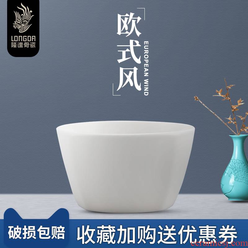 Ronda about ipads porcelain tableware white square 4.25 inch bowl of rice bowls small bowl bowl household creative job