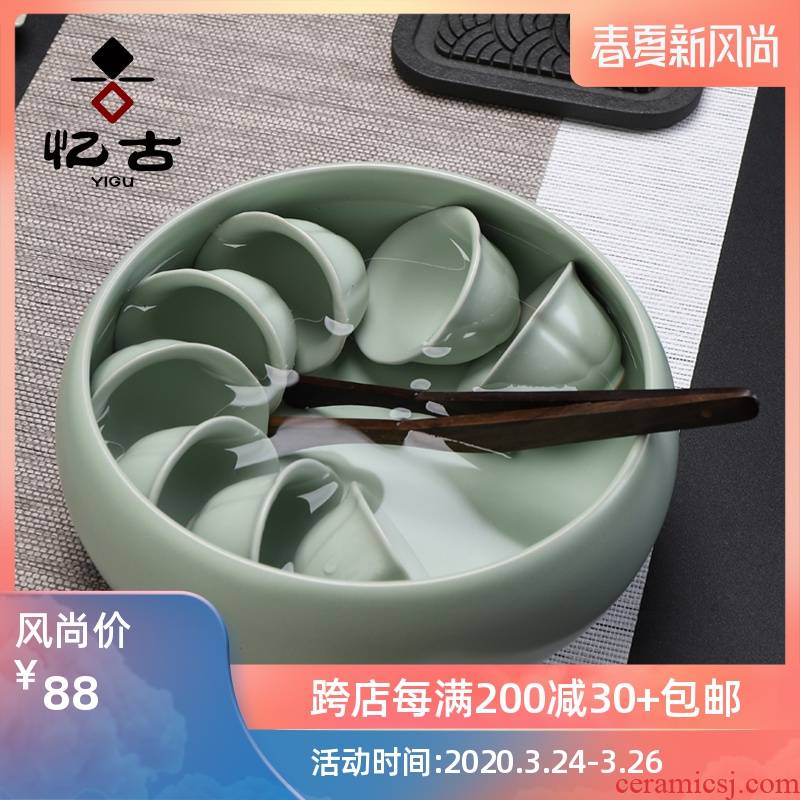Have ancient your up tea wash to kung fu tea set home writing brush washer Have large ceramic tea wash cup zen tea accessories water jar