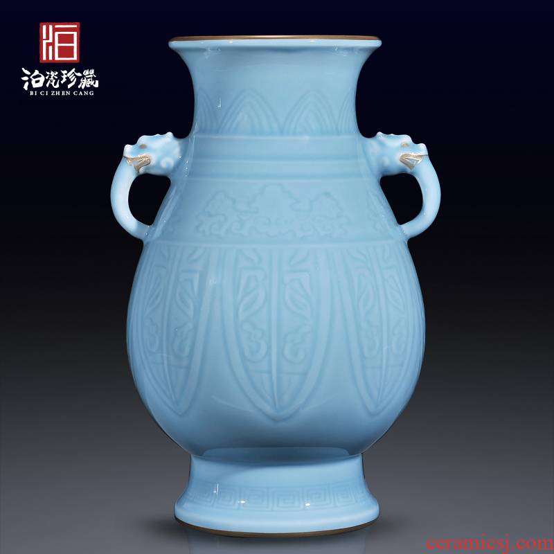 Jingdezhen ceramics imitation the qing qianlong vase furnishing articles furnishing articles sitting room TV ark, the collection of Chinese style household decorations