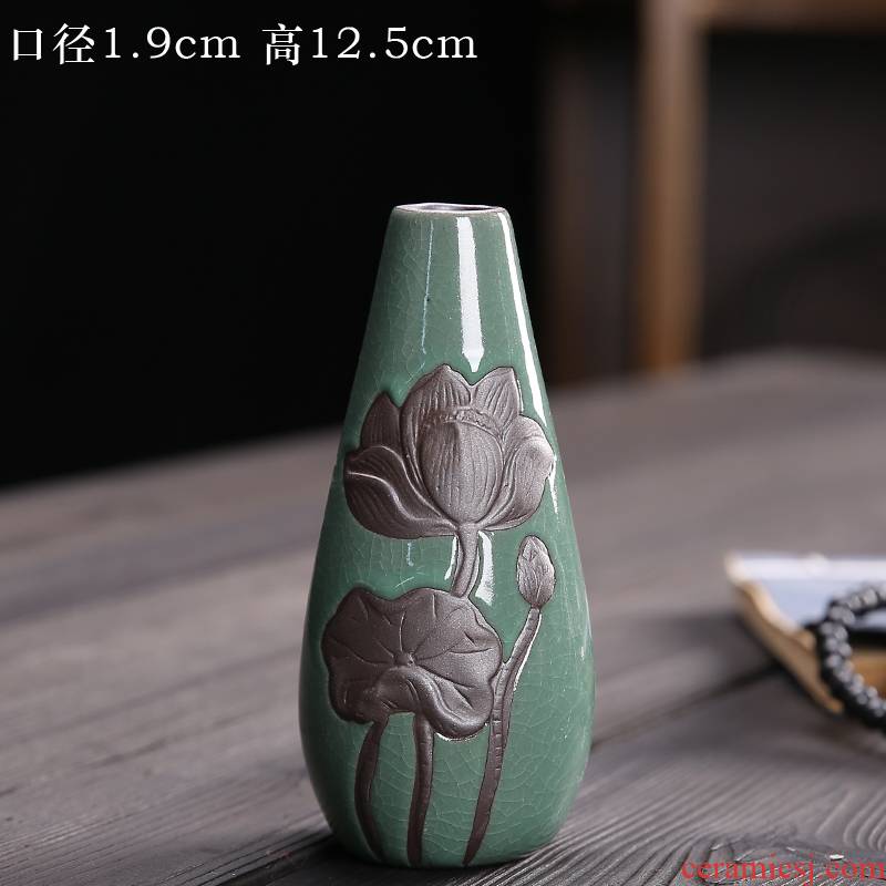 Move is I and contracted vase dry flower receptacle hydroponic flowers, ceramic European - style desktop interior furnishing articles ornaments