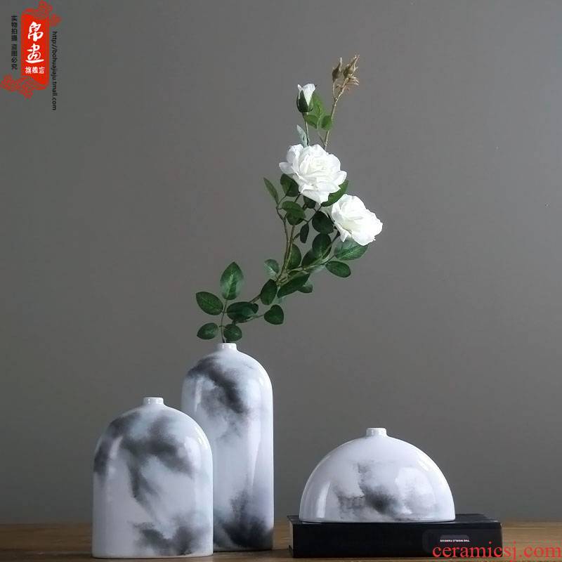 Cloud hand - made suit art wine ark, adornment flowers furnishing articles porcelain of I and contracted sitting room flower arranging move