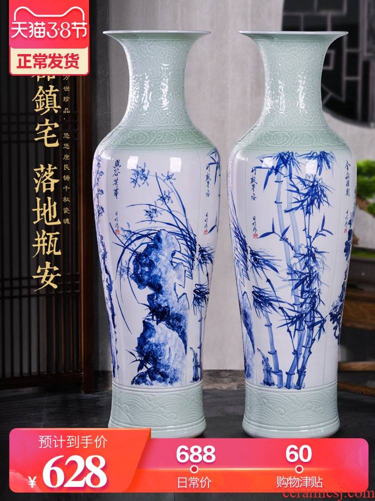 Jingdezhen ceramics of large vases, new Chinese style villa decoration to the hotel opening party furnishing articles customized gifts