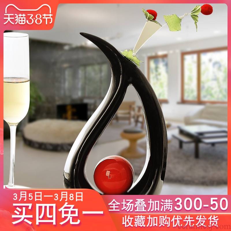 Jingdezhen decorative furnishing articles creative modern home decoration decoration wedding gift for a birthday gift on the moon