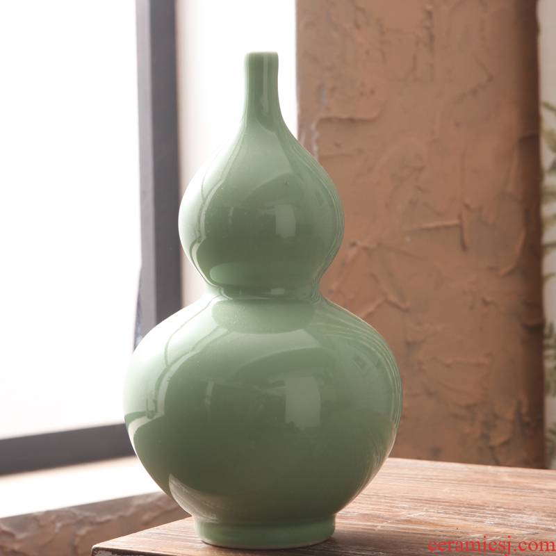 Jingdezhen ceramic vase furnishing articles I and contracted sitting room porch decoration of Chinese style household creative flower arranging flowers