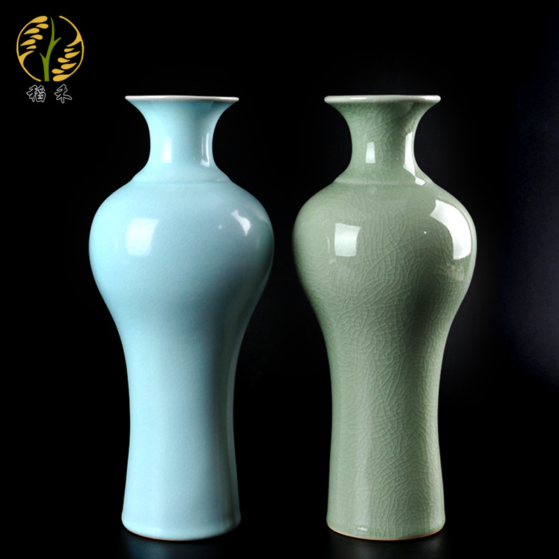 Your up porcelain vase lady bottle ceramic bottle home sitting room rich ancient frame accessories furnishing articles of Chinese style classical porcelain