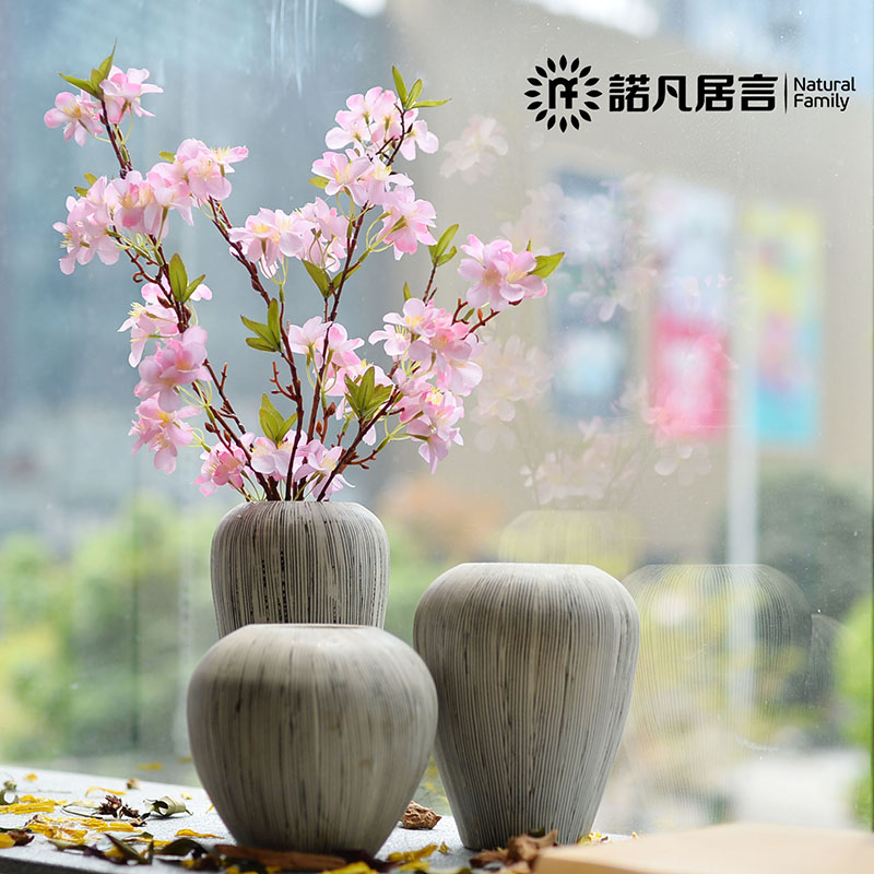 I and contracted jingdezhen ceramic vases, TV ark, decorations sitting room put the dried flower implement mesa home furnishing articles