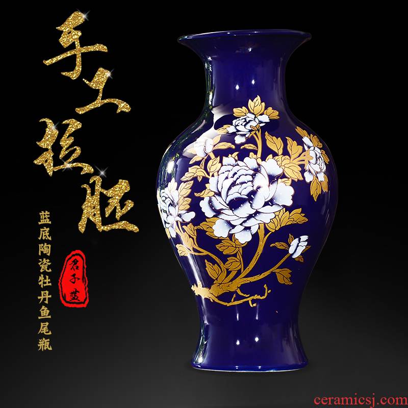 Jingdezhen ceramic floret bottle sitting room place, a new Chinese flower arranging, wine cabinet TV ark, decorative arts and crafts