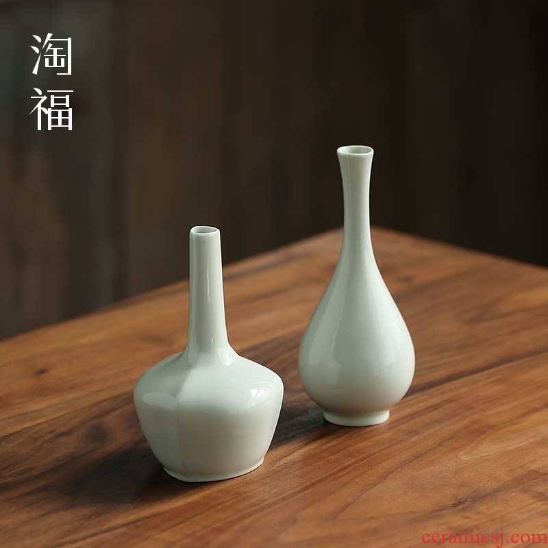 Jingdezhen ceramic floret bottle pet net bottles of tea tray tea sets tea art furnishing articles kung fu tea accessories tea taking with zero