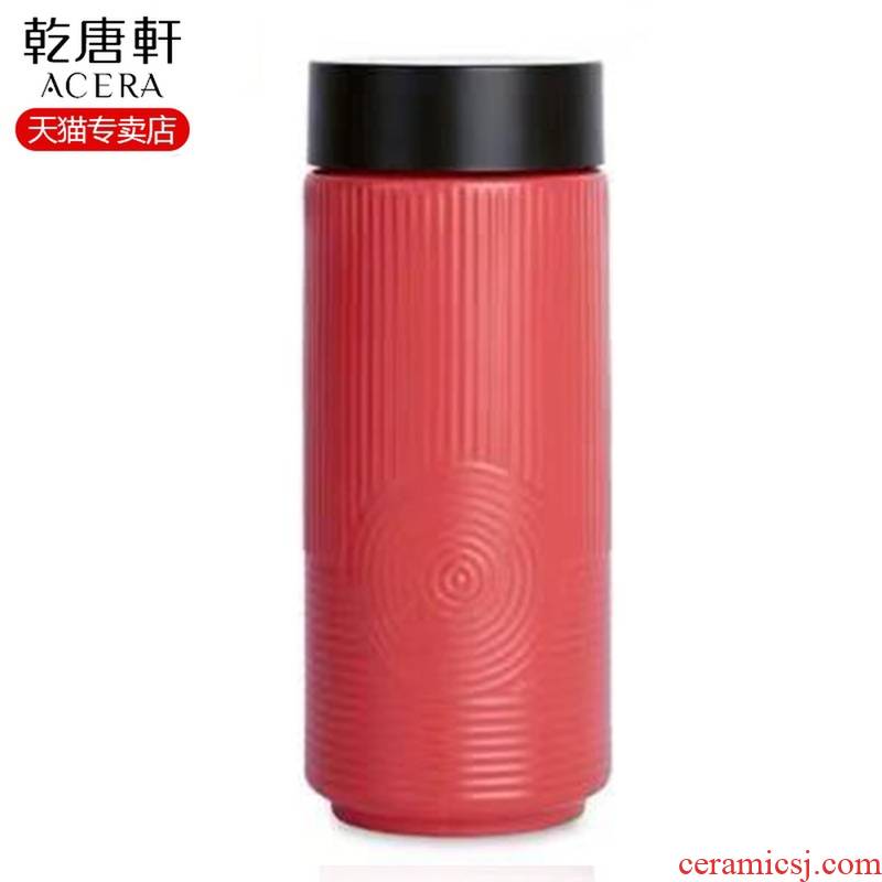 Dry Tang Xuan live porcelain heart 's desire, double CPU with capacity of 350 ml glass of creative move