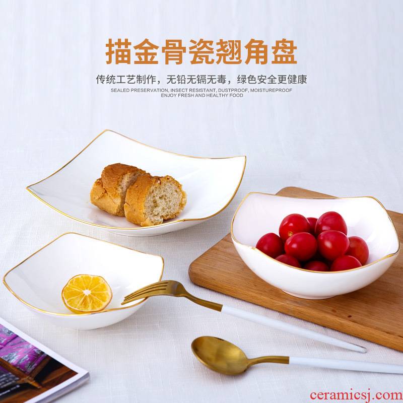 Jingdezhen ceramic tableware creative home pure white contracted bowl of soup bowl of salad bowl size up phnom penh newborn dishes