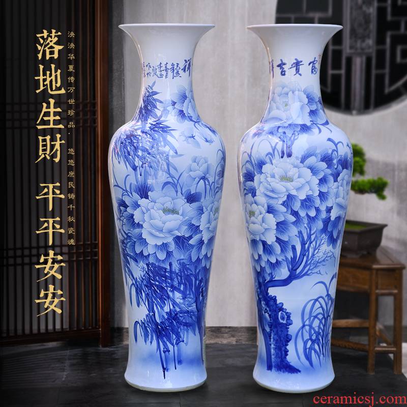 Jingdezhen ceramics of large vases, new Chinese style villa decoration to the hotel opening party furnishing articles customized gifts
