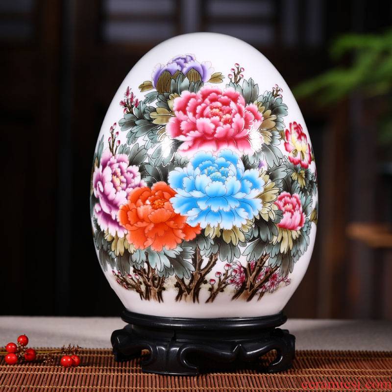 Jingdezhen ceramic vases, creative home sitting room TV ark, wine furnishing articles wedding gift crafts ornament